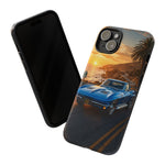 Corvette C2 Sting Ray 1965 Nassau Blue Art Phone Case
