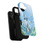 Copy of Silver Butterflies Tough Case | Blue Sky Water Droplets Phone Cover