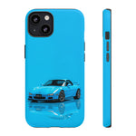 RX-7 Cyan Studio Phone Case Studio Color Match Car Art