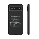 Black S2000 Roadster Collage JDM Tough Phone Case Cover Gift