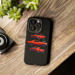 1969 Camaro SS Orange Triple View Muscle Car Tough Phone Case