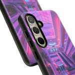 Empty Mall Escalator Vaporwave Art Tough Phone Case