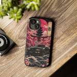 Black 300ZX Phone Case, Cherry Blossom Torii Art Tough Cover