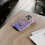 Cherub Cloud Throne Phone Case, Pastel Marble 3D Render Cover