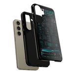 Teal S13 Silvia Phone Case, JDM Drift Infographic Spec Cover