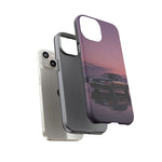 Sunset Skyline GT-R R32 phone case | car reflection, purple dusk