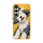 Sheepdog Hair Flip Phone Case Funny Dog Lover Gift