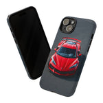 Red C8 Z06 Track Wing Tough Phone Case Cover Gift Art