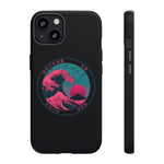 Great Dream Wave Circular Badge Vaporwave Phone Case – Japanese Aesthetic