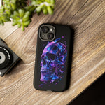 Holographic Skull Phone Case, Shattered Glass Iridescent Cover