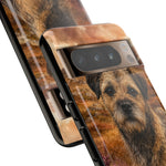 Border Terrier Earthy Watercolor Art Tough Phone Case