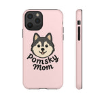 Pomsky Mom Phone Case | Cute Dog Illustration