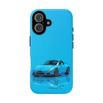 RX-7 Cyan Studio Phone Case Studio Color Match Car Art