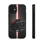 Camaro ZL1 Phone Case, Black Red Racing Stripe Studio Cover, Gift