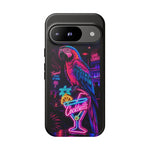 Neon Parrot Cocktails phone case | Tough Cases