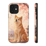 Akita Cherry Blossom Phone Case Sakura Dog Lover Gift