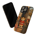 Corgi Royal Guard phone case | Cute British corgi soldier illustration