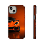 Orange C7 ZR1 Studio Front Tough Phone Case