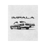 1964 Chevy Impala Lowrider Microfiber Throw Blanket Classic Car Gift