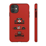 1967 GT40 Mk IV Red Race Car Tough Phone Case Cover Gift