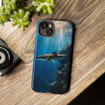 Cobia Reef Phone Case, Shaft of Light Ocean Fishing Tough Cover