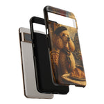 Poodle in Beret Phone Case | Vintage Paris Café Illustration