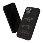 Black GNX Phone Case, Three-View Muscle Car Vector Tough Cover