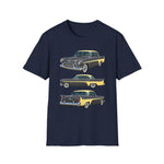 1956 DeSoto Fireflite Classic Car Trio T-Shirt | Vintage Retro Auto Tee