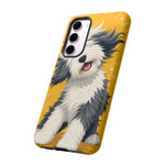 Sheepdog Hair Flip Phone Case Funny Dog Lover Gift