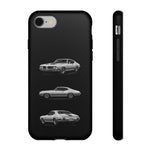 442 Phone Case Silver, Three-View Vector Tough Cover