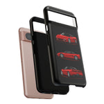 Red NSX Sports Car Phone Case Tough JDM 90s Classic Car Gift