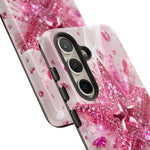 Pink Glitter Star Tough Case | Sparkle Phone Case