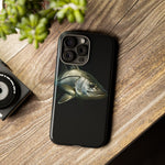 Snook Fishing Phone Case, Saltwater Portrait Black Cover, Gift