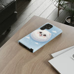 Samoyed Kawaii Snowball Chibi Art Tough Phone Case