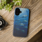 Amberjack School Phone Case, Open Water Sunlight Tough Cover