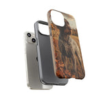 German Wirehaired Pointer Autumn Art Tough Phone Case