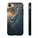 Snook Fishing Phone Case, Sunset Strike Cover for Inshore Anglers