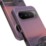 Sunset Skyline GT-R R32 phone case | car reflection, purple dusk