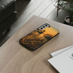 Carp Fishing Phone Case Sunrise Bowfishing Tough Cover Gift