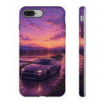 Sunset Skyline R34 Car Phone Case | Tough Phone Case