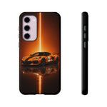 Z06 C8 Phone Case, Orange Racing Livery Studio Cover