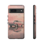 1957 Chevy Bel Air Blush Cream Tough Phone Case for Classic Car Fans