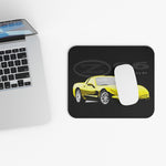 Corvette C5 Z06 Mouse Pad 405 HP Yellow Chevy Sports Car Racing Desk Gift