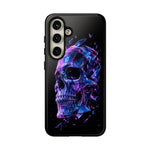 Holographic Skull Phone Case, Shattered Glass Iridescent Cover