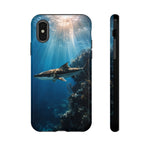 Cobia Reef Phone Case, Shaft of Light Ocean Fishing Tough Cover