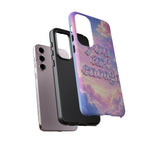 You Are Enough phone case | pastel cloud affirmation protective case