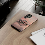 1957 Chevy Bel Air Blush Cream Tough Phone Case for Classic Car Fans