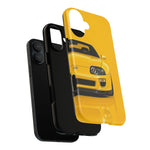 Yellow Supra Phone Case, MK4 90s JDM Legend Tough Protective Cover for Men