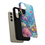 Underwater Coral Reef Phone Case | Colorful Tropical Fish Ocean Scene