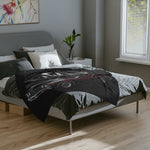 1969 Chevelle SS Black Microfiber Throw Blanket Classic Muscle Car Gift